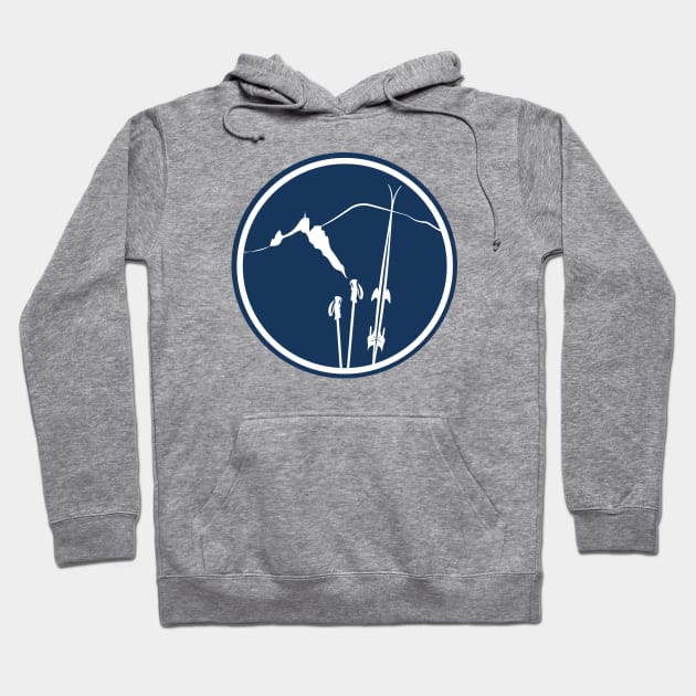 Chamonix Aiguille du midi leewarddesign Hoodie by leewarddesign